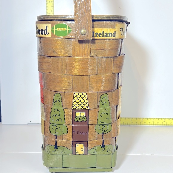 VINTAGE-RARE! 70s Caro-Nan HandWoven handpainted Purse Special for Mrs.Rae’s KAD - Picture 4 of 10